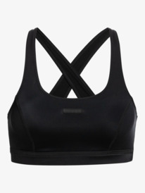 4 Roxy Active High Performance - Tankini Sports Bra Bikini Top for Women Black ERJX304681 Roxy