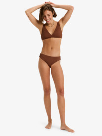 2 Rib Roxy Love The Oceana V - Bikini Top voor Dames Brown ERJX304728 Roxy