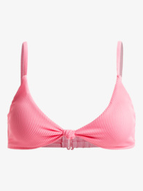 4 Roxy Love The Surf Knot - Top de bikini triangular para mujer Rosa ERJX304759 Roxy