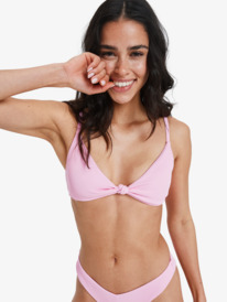0 Roxy Love The Surf Knot  - Haut de maillot de bain Triangle Femme Rose ERJX304759 Roxy