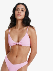 1 Roxy Love The Surf Knot  - Haut de maillot de bain Triangle Femme Rose ERJX304759 Roxy