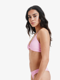 2 Roxy Love The Surf Knot  - Haut de maillot de bain Triangle Femme Rose ERJX304759 Roxy
