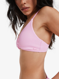 3 Roxy Love The Surf Knot  - Haut de maillot de bain Triangle Femme Rose ERJX304759 Roxy