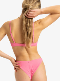 3 Roxy Love The Surf Knot - Top de biquíni em triângulo para Mulher Pink ERJX304759 Roxy