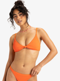 4 Roxy Love The Surf Knot  - Haut de maillot de bain Triangle Femme Orange ERJX304759 Roxy