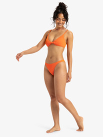 6 Roxy Love The Surf Knot  - Haut de maillot de bain Triangle Femme Orange ERJX304759 Roxy