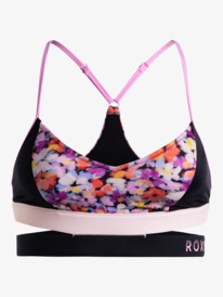 6 Roxy Active - Bralette Bikini da Donna Multi ERJX305075 Roxy