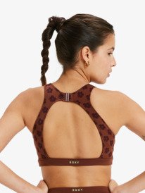 4 Roxy Pro Wave  - Haut de maillot de bain Crop top Femme Marron ERJX305322 Roxy