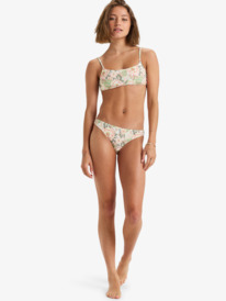 8 Canarias - Top de bikini de cobertura media para Mujer Verde ERJX305349 Roxy