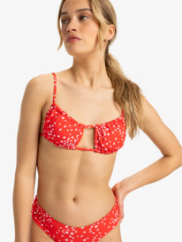 3 Pt Beach Classics - Bralette Bikini Top for Women Red ERJX305416 Roxy