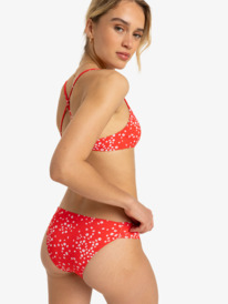 1 Pt Beach Classics - Top de bikini bralette para mujer Rojo ERJX305418 Roxy