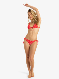 2 Pt Beach Classics - Top de bikini bralette para mujer Rojo ERJX305421 Roxy