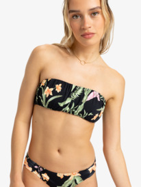 3 Pt Beach Classics - Top de biquíni Bandeau para Mulher Preto ERJX305423 Roxy