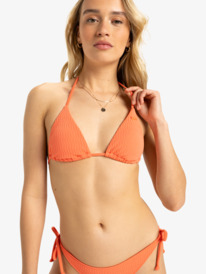 0 Lagos - Triangle Bikini Top for Women Orange ERJX305429 Roxy