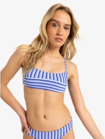 0 Party Wave - Bralette bikinitop voor Dames Purple ERJX305432 Roxy