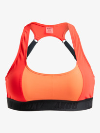 5 Roxy Active Colorblock - Croptop bikini voor Dames Red ERJX305444 Roxy