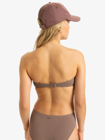 4 Lasca - Top de biquíni Bandeau para Mulher Marrom ERJX305448 Roxy