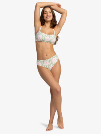 2 Hibiscus Daze - Bikinitop met D-cup voor Dames Green ERJX305453 Roxy