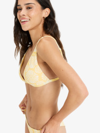 1 Tropical Tile  - Haut de maillot de bain Triangle Femme Jaune ERJX305461 Roxy