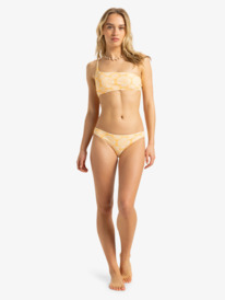 6 Tropical Tile  - Haut de maillot de bain Brassière Femme Jaune ERJX305462 Roxy