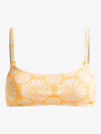 4 Tropical Tile - Bikinitop met Volledige Bedekking voor Dames Yellow ERJX305463 Roxy