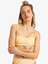 5 Tropical Tile - Bralette-Bikinioberteil für Damen Gelb ERJX305463 Roxy