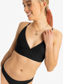 0 Camilo - Full Coverage Bikini Top for Women Black ERJX305470 Roxy