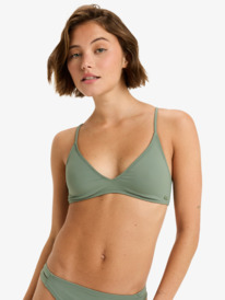 0 Beach Classics - Bralette bikinitop voor Dames Green ERJX305498 Roxy