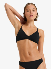 0 Beach Classics - Top de bikini bralette para mujer Negro ERJX305498 Roxy