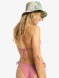 3 Beach Classics - Top de bikini triangular para mujer Rosa ERJX305500 Roxy