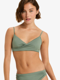 0 Beach Classics - Bralette bikinitop voor Dames Green ERJX305501 Roxy