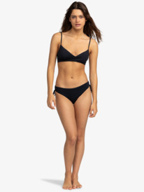 2 Beach Classics - Top de bikini bralette para mujer Negro ERJX305501 Roxy