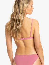 3 Beach Classics - Top de bikini triangular para mujer Rosa ERJX305502 Roxy