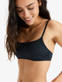 4 Beach Classics - Top de bikini bralette para mujer Negro ERJX305503 Roxy