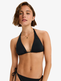 0 Beach Classics - Top de bikini triangular para mujer Negro ERJX305506 Roxy