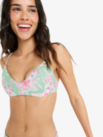 4 Hibiscus Island - Top bikini a bralette da Donna Green ERJX305510 Roxy