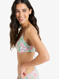 1 Hibiscus Island - Top bikini a bralette da Donna Green ERJX305510 Roxy