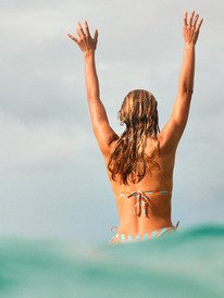 1 Pt Beach Classics - Triangel-Bikinioberteil für Damen Blau ERJX305513 Roxy