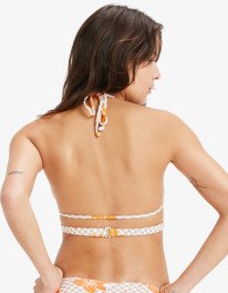 4 Mini Hula Strappy Wrap  - Haut de maillot de bain Brassière Femme Marron ERJX305517 Roxy