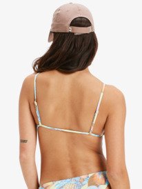 4 Fruit Snack Strappy Tri - Top de biquíni em triângulo para Mulher Verde ERJX305527 Roxy