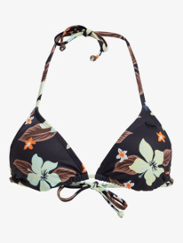 4 Pt Beach Classics Tiki Tri - Triangel-Bikinioberteil für Damen Schwarz ERJX305535 Roxy