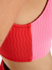 6 Lagos Bralette - Reggiseno bikini da Donna Red ERJX305562 Roxy