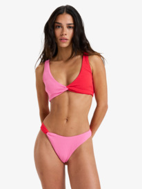 2 Lagos Bralette - Reggiseno bikini da Donna Red ERJX305562 Roxy