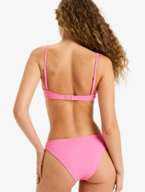 5 Lagos Basic Bralette - Top de bikini para mujer Rosa ERJX305563 Roxy