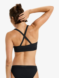 3 Roxy Active Bralette Sd - Parte de cima de biquíni para mulher Preto ERJX305568 Roxy