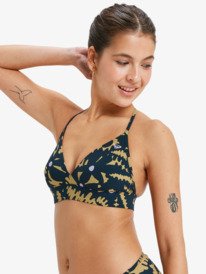 1 Roxy Active Tri - Haut de bikini triangle pour Femme Noir ERJX305569 Roxy