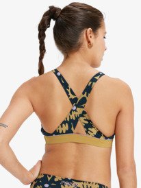 4 Roxy Active Crop Top - Bikini Top voor Dames Black ERJX305571 Roxy