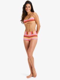 2 Sunset Stripe Bralette - Triangle Bikini Top for Women Pink ERJX305573 Roxy