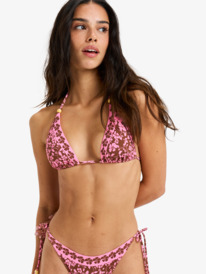 0 Kerlina Tiki Tri - Triangle Bikini Top for Women Brown ERJX305579 Roxy
