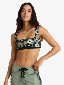 0 Roxy Pro Wave Bralette - Parte de cima de biquíni para Mulher Preto ERJX305581 Roxy